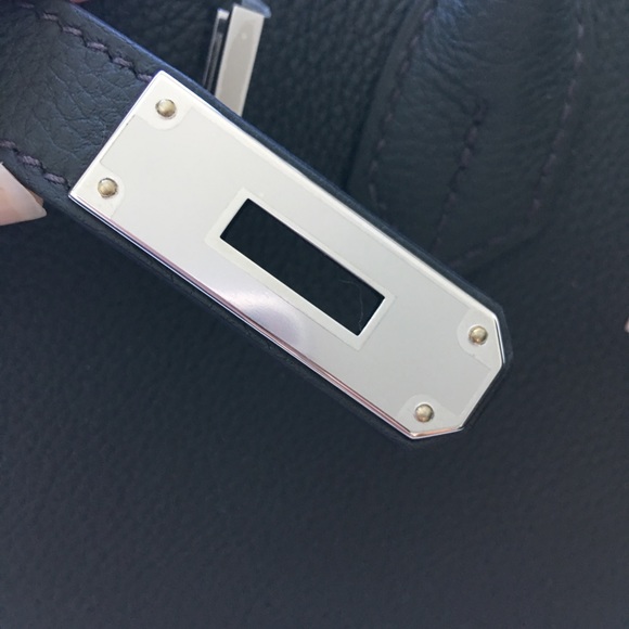 Hermès Birkin 30 Togo - C6 green Grey - Picture 4 of 9